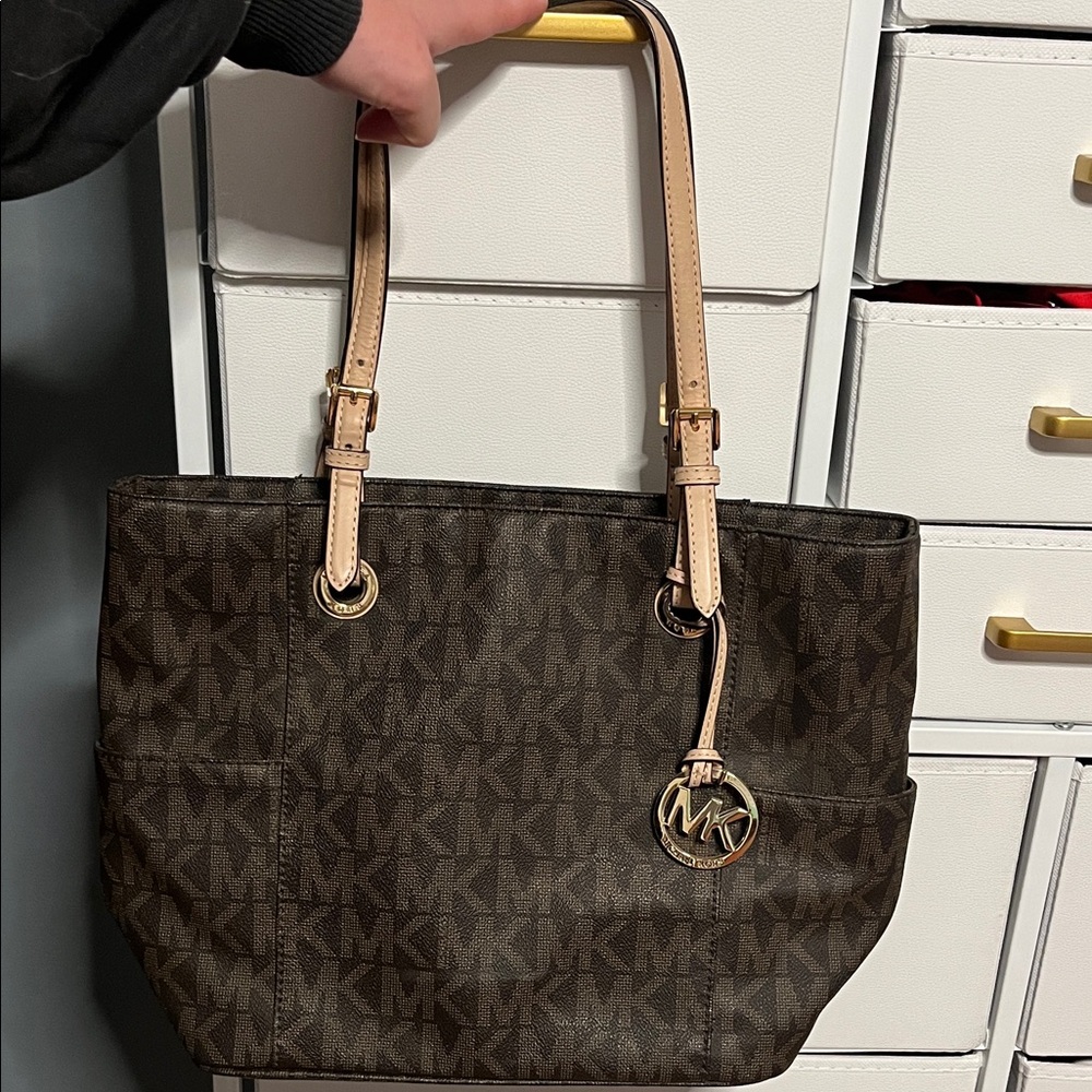 Michael Kors Dark Brown Signature Tote